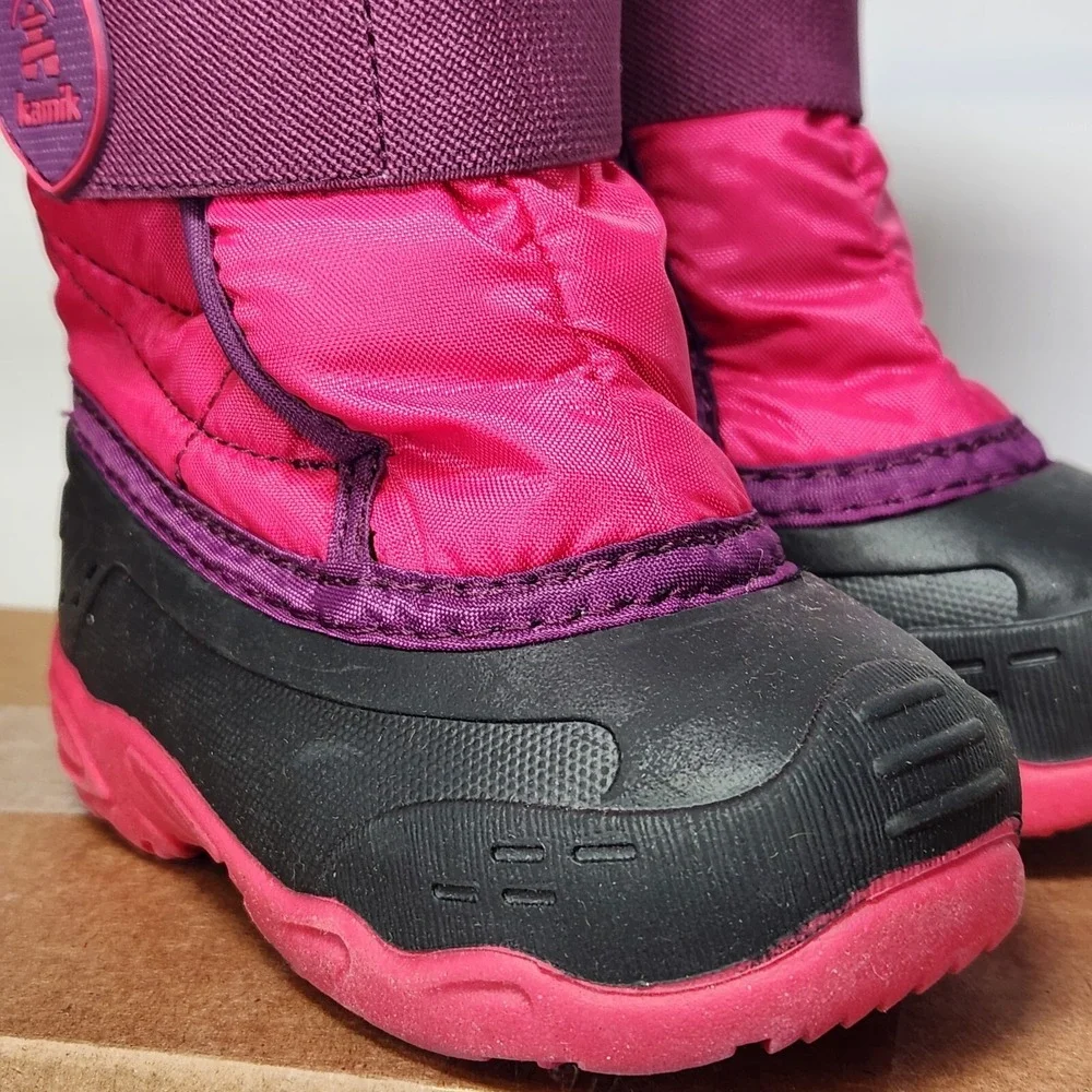 Kamik Snowbug 5 Snow Boots Toddler Size 6 Rose Pink Waterproof Insulated